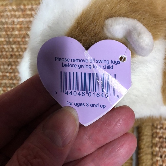 Gertie the Guinea Pig Puffkins Vintage 1994  Style 6708 plush/beanie - Picture 8 of 11